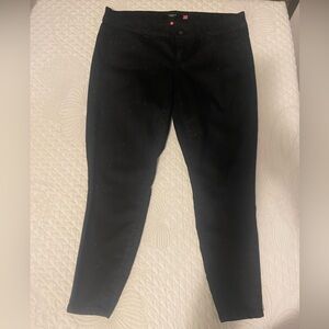 Torrid Plus Size Black Sparkle Skinny Jeans Size 16